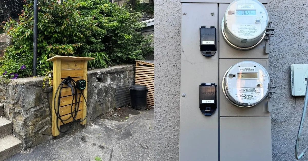 install electric car charger at home
