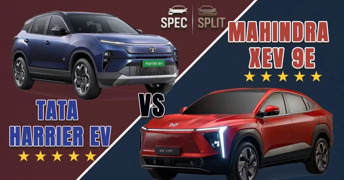 tata harrier ev vs mahindra xev 9e